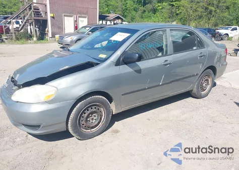2004 Toyota Corolla Ce из США, поврежденный, VIN 2T1BR32E84C286765